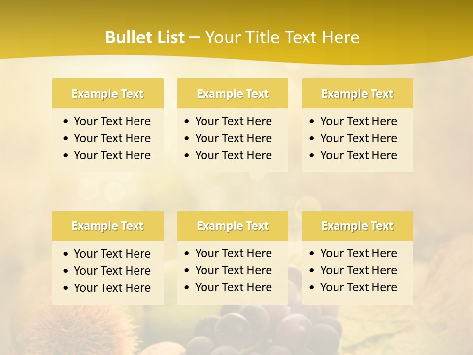 October Apple Natural PowerPoint Template