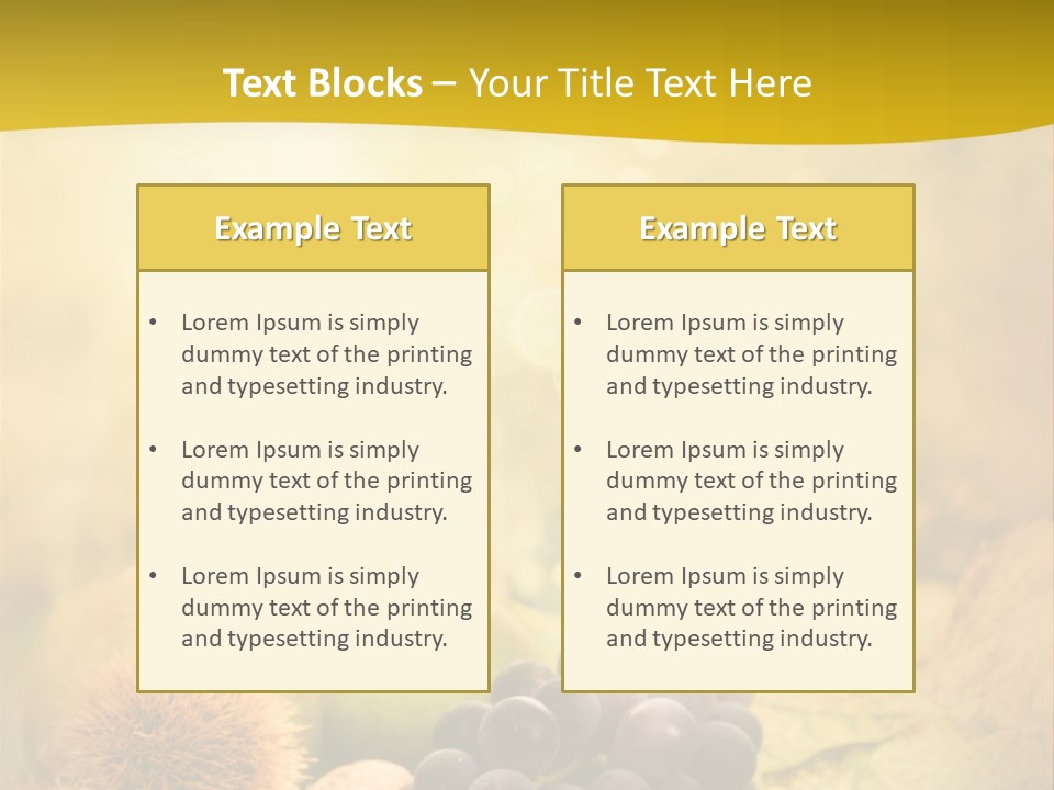 October Apple Natural PowerPoint Template