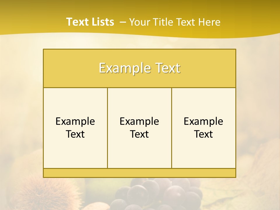 October Apple Natural PowerPoint Template