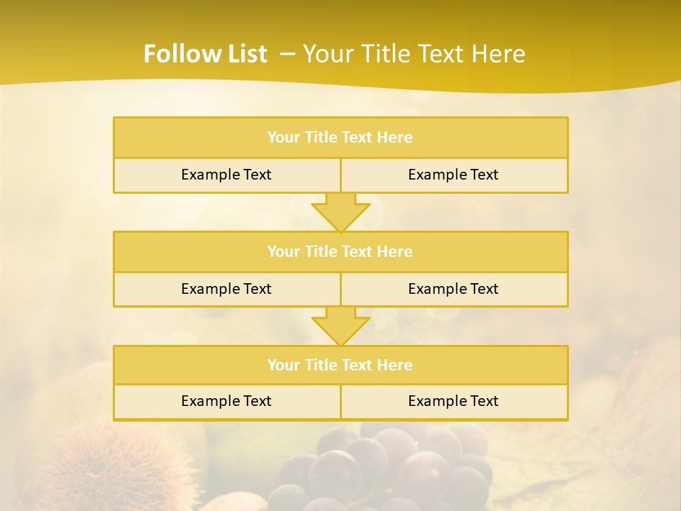October Apple Natural PowerPoint Template