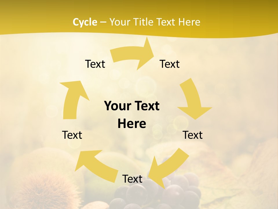 October Apple Natural PowerPoint Template