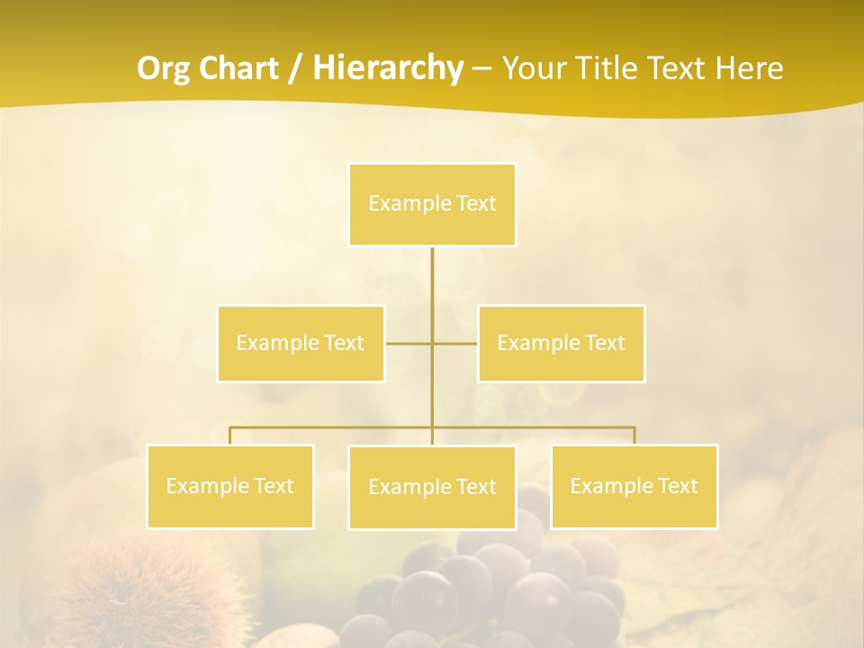 October Apple Natural PowerPoint Template