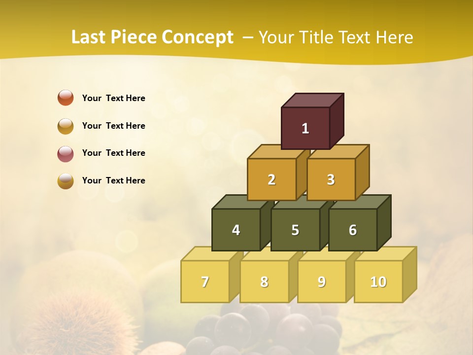 October Apple Natural PowerPoint Template