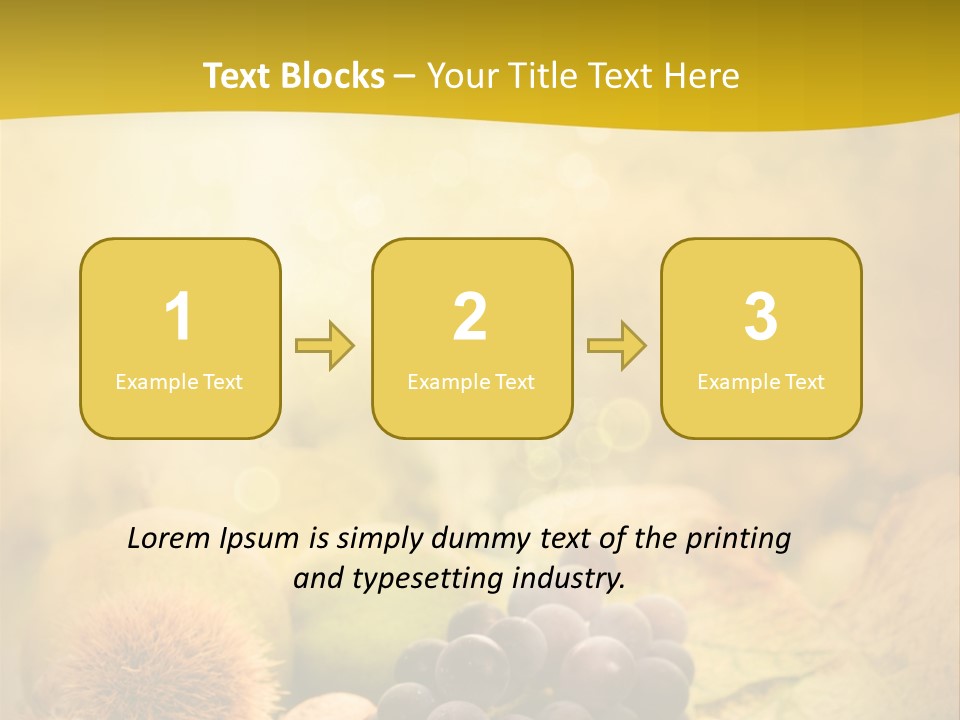 October Apple Natural PowerPoint Template