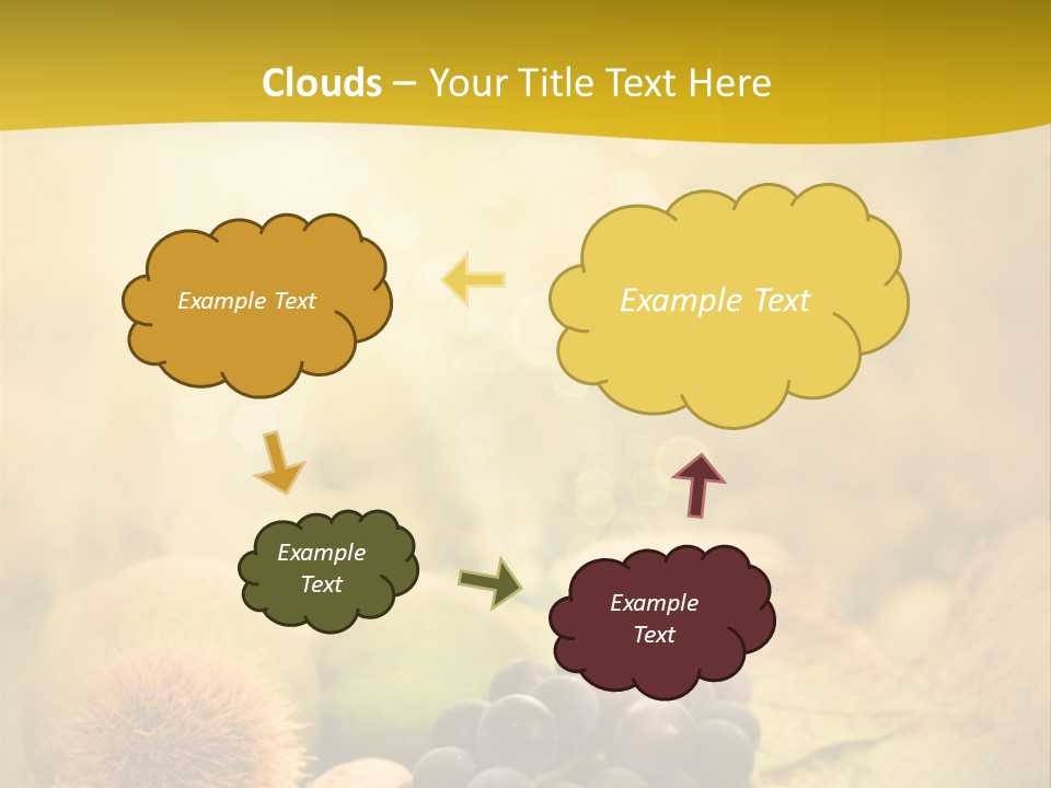 October Apple Natural PowerPoint Template