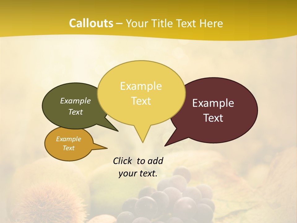 October Apple Natural PowerPoint Template