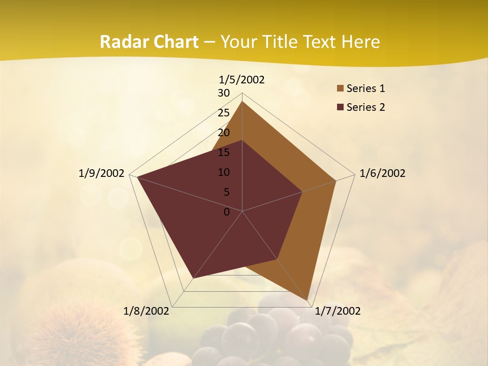 October Apple Natural PowerPoint Template