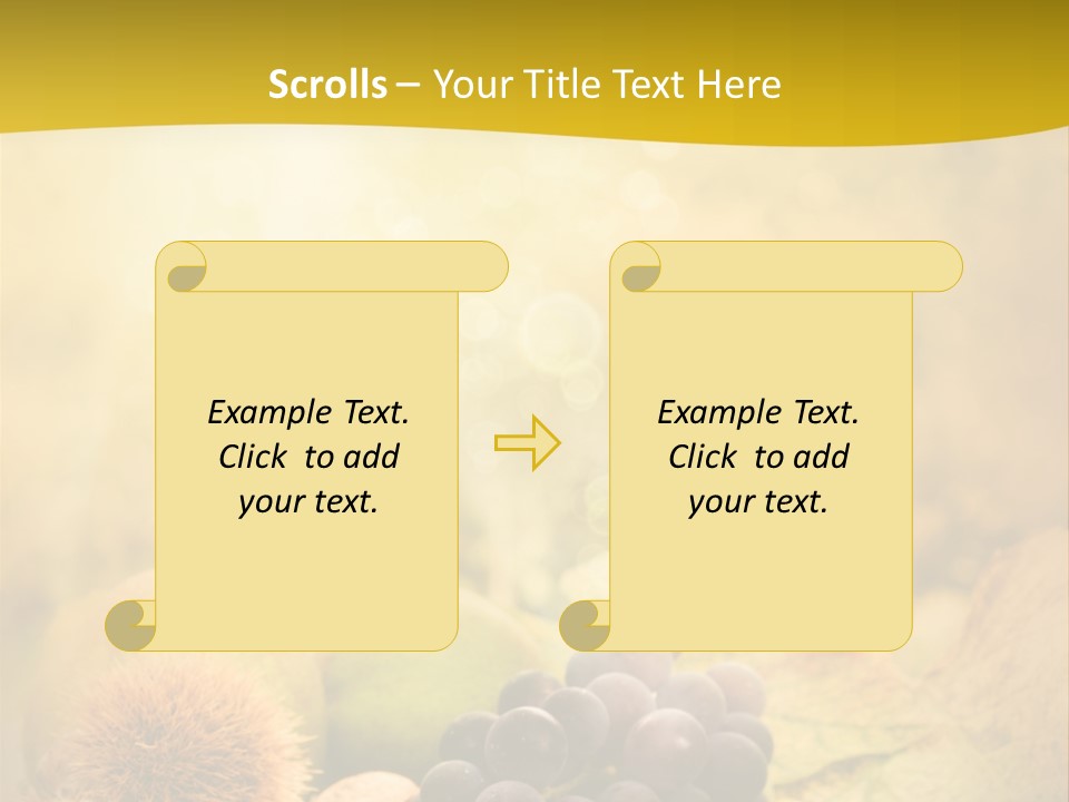 October Apple Natural PowerPoint Template