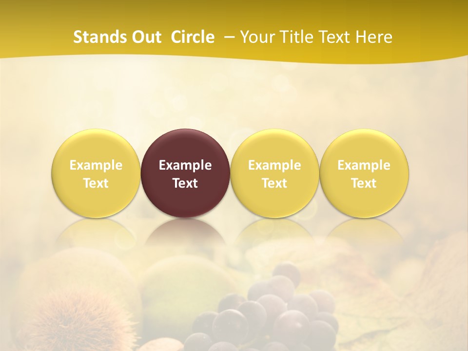 October Apple Natural PowerPoint Template