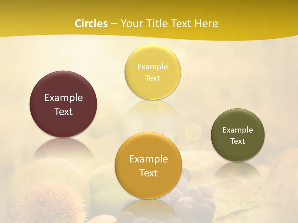 October Apple Natural PowerPoint Template