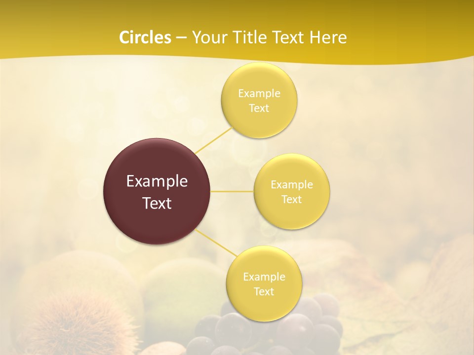 October Apple Natural PowerPoint Template