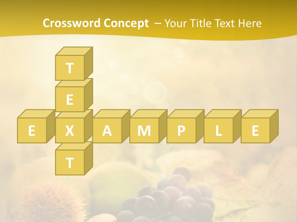 October Apple Natural PowerPoint Template