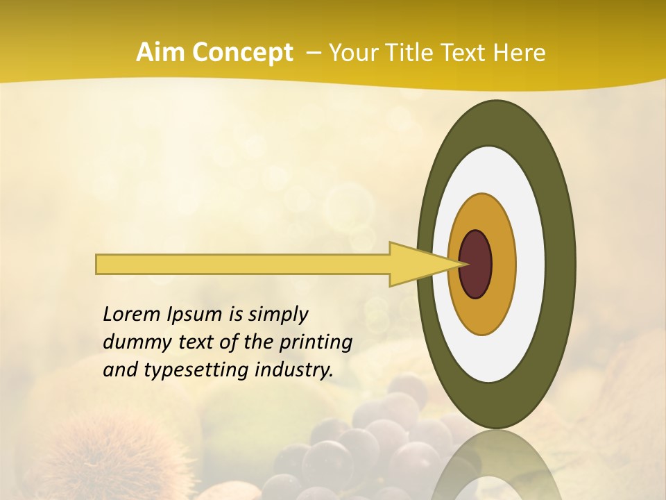 October Apple Natural PowerPoint Template