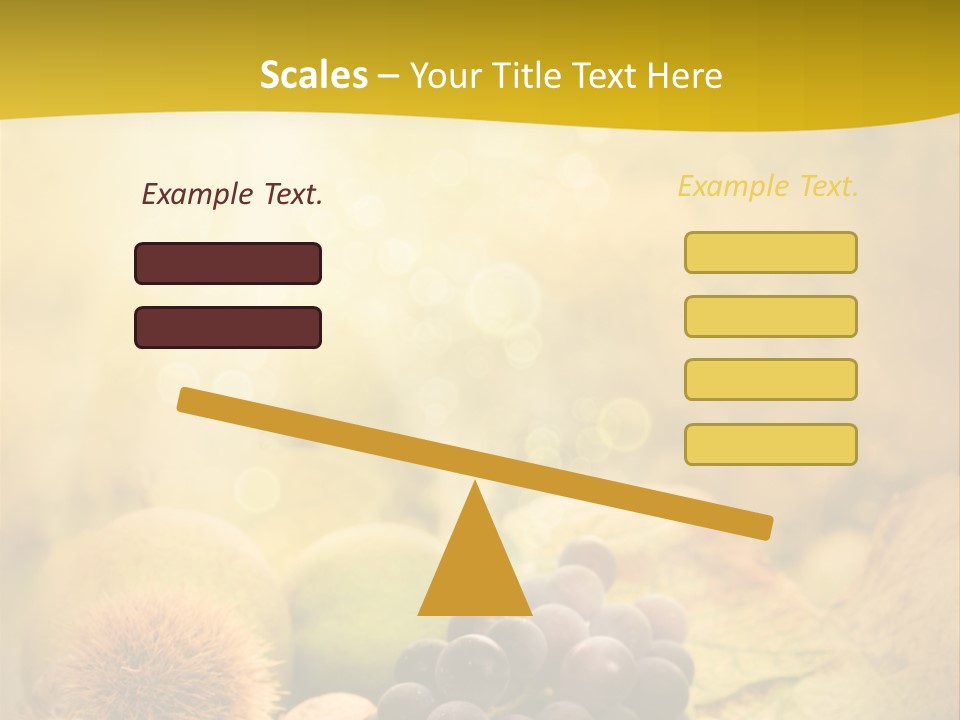 October Apple Natural PowerPoint Template