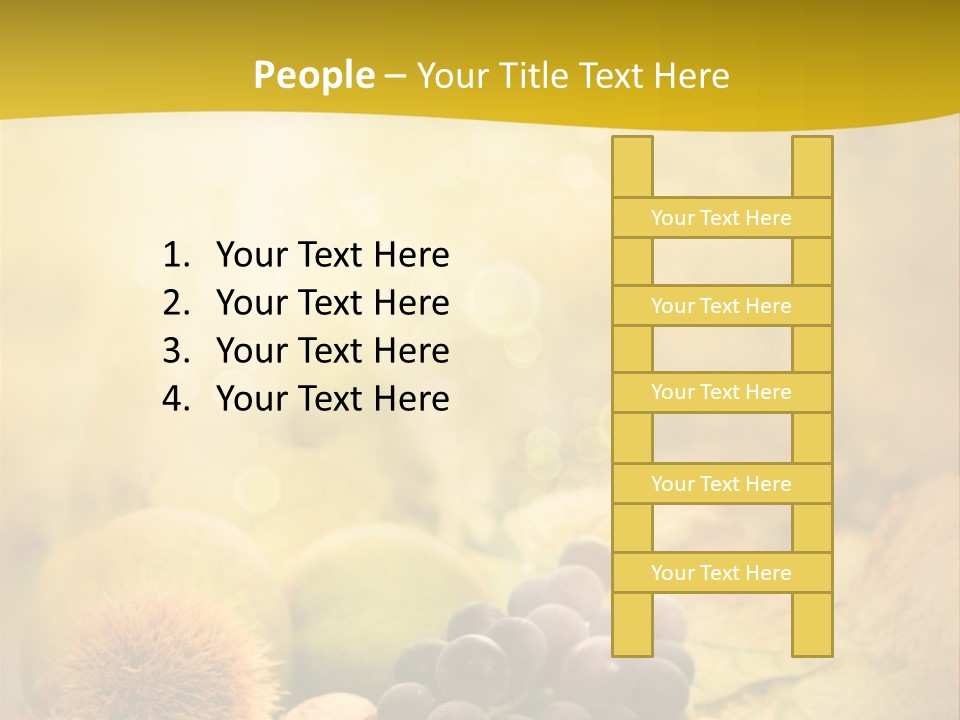 October Apple Natural PowerPoint Template