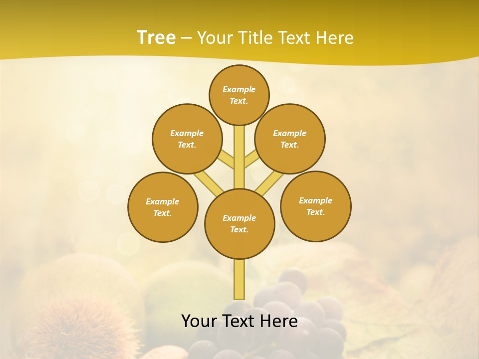 October Apple Natural PowerPoint Template