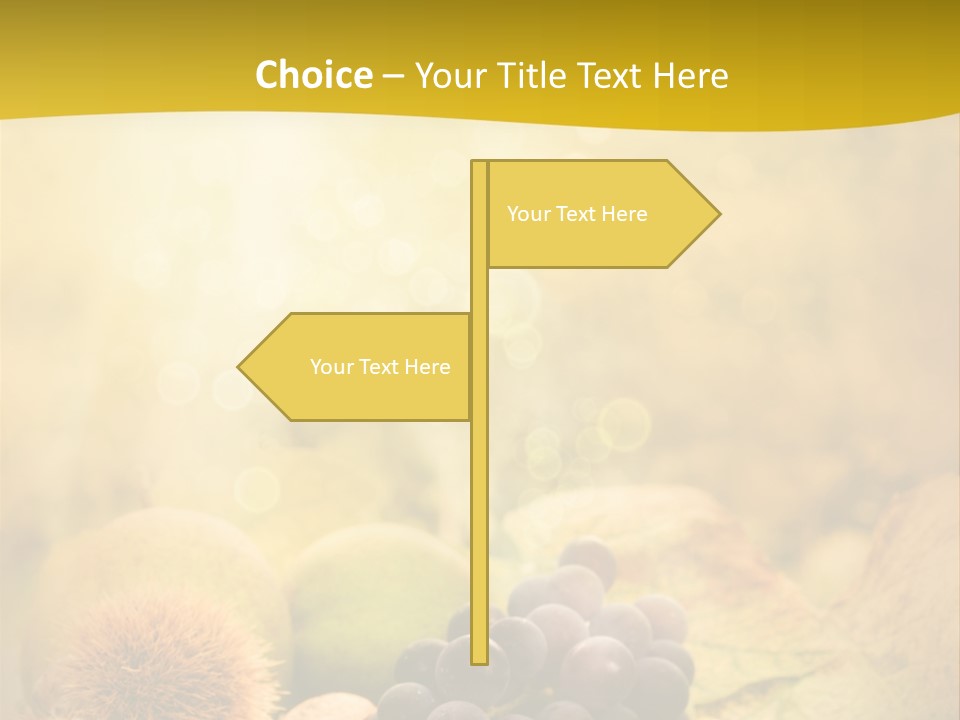 October Apple Natural PowerPoint Template