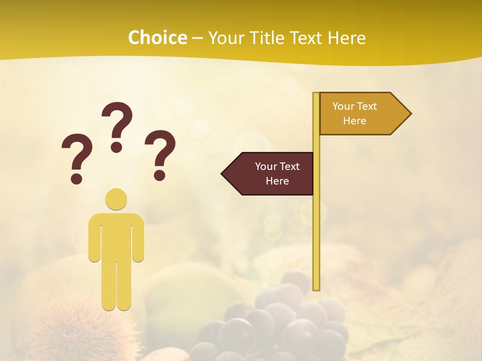 October Apple Natural PowerPoint Template