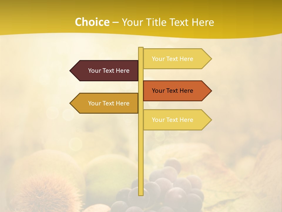 October Apple Natural PowerPoint Template