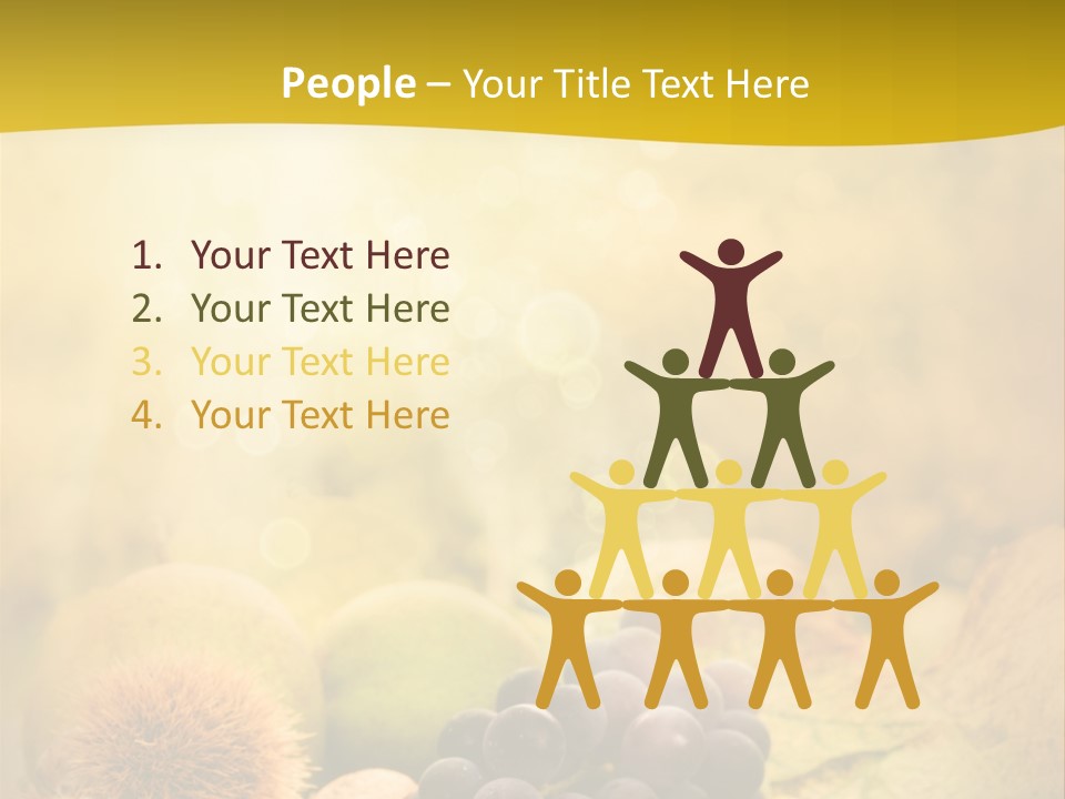 October Apple Natural PowerPoint Template