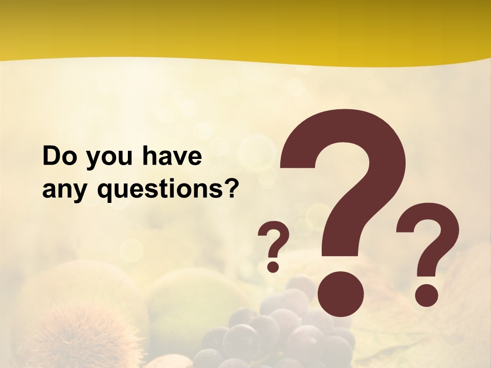 October Apple Natural PowerPoint Template