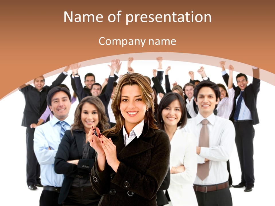 Winners Latinamerican Successful PowerPoint Template