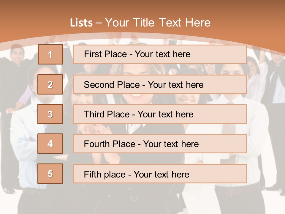 Winners Latinamerican Successful PowerPoint Template