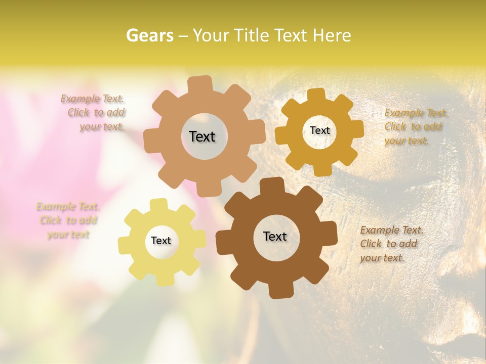 Buddha Harmony Symbol PowerPoint Template