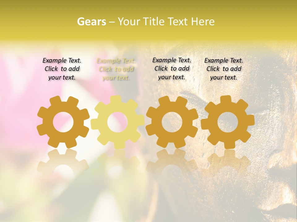 Buddha Harmony Symbol PowerPoint Template