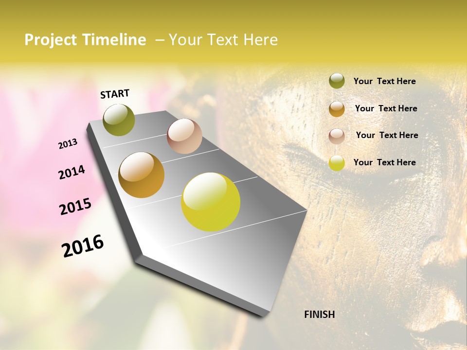 Buddha Harmony Symbol PowerPoint Template