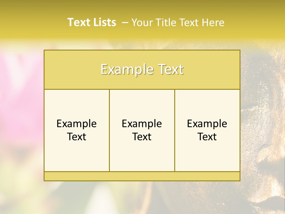 Buddha Harmony Symbol PowerPoint Template