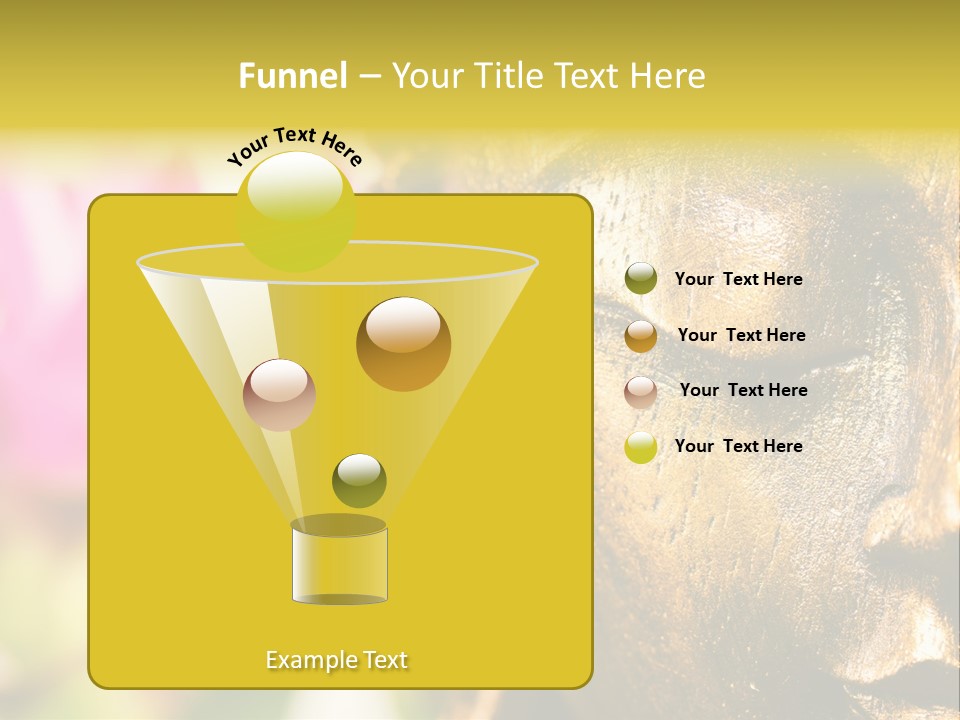 Buddha Harmony Symbol PowerPoint Template