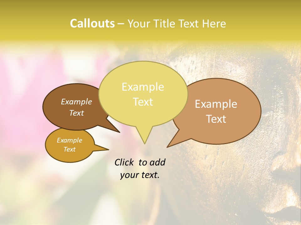 Buddha Harmony Symbol PowerPoint Template