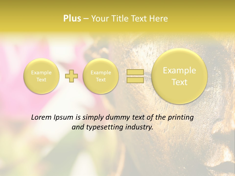 Buddha Harmony Symbol PowerPoint Template