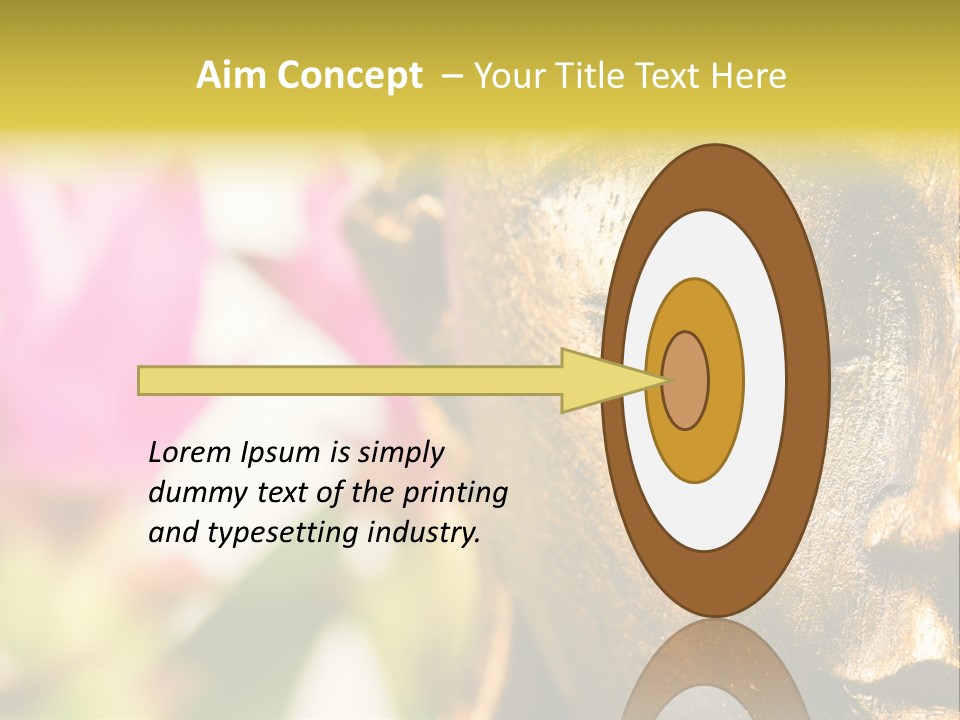Buddha Harmony Symbol PowerPoint Template