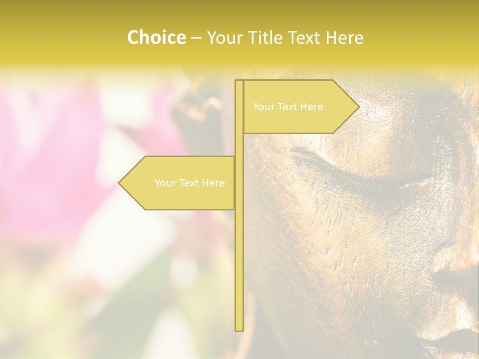 Buddha Harmony Symbol PowerPoint Template