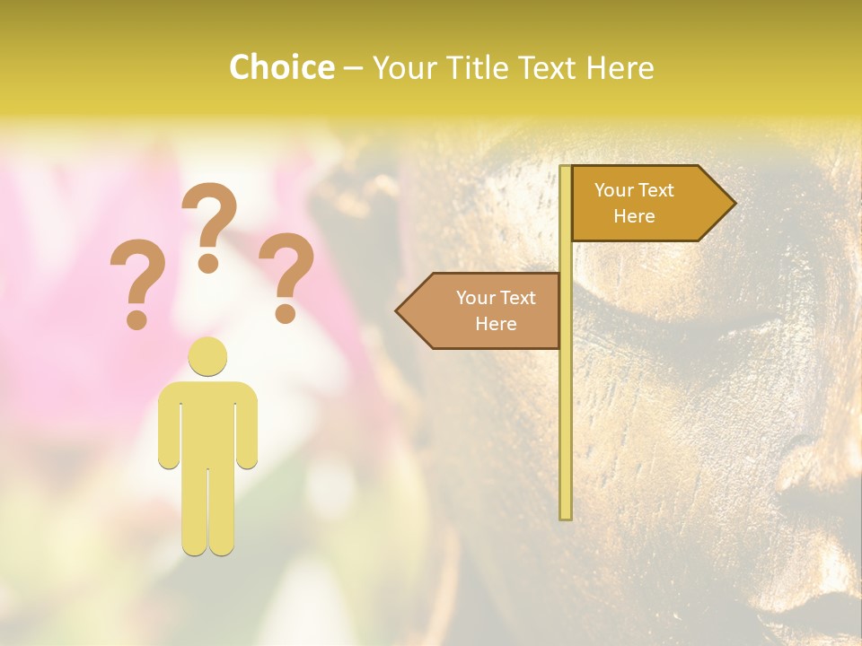 Buddha Harmony Symbol PowerPoint Template