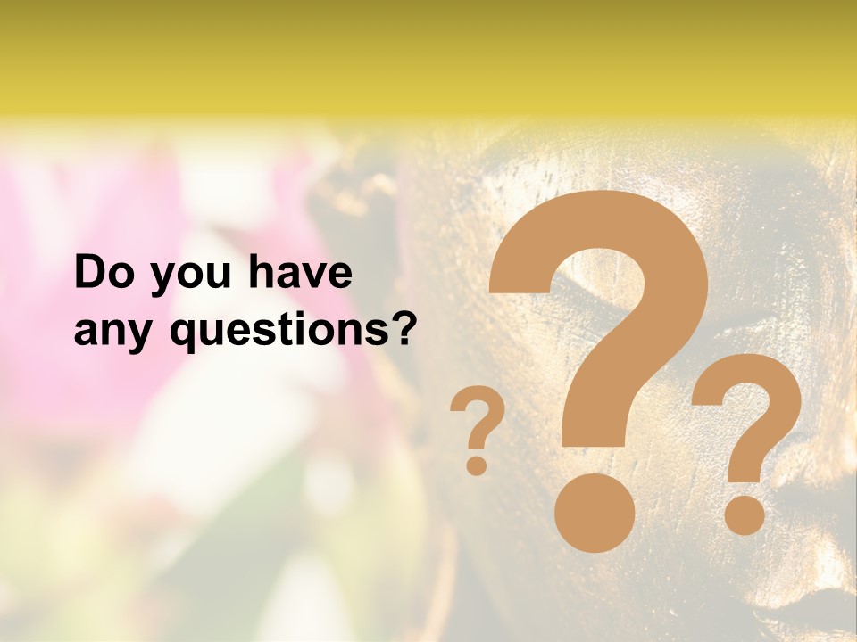 Buddha Harmony Symbol PowerPoint Template