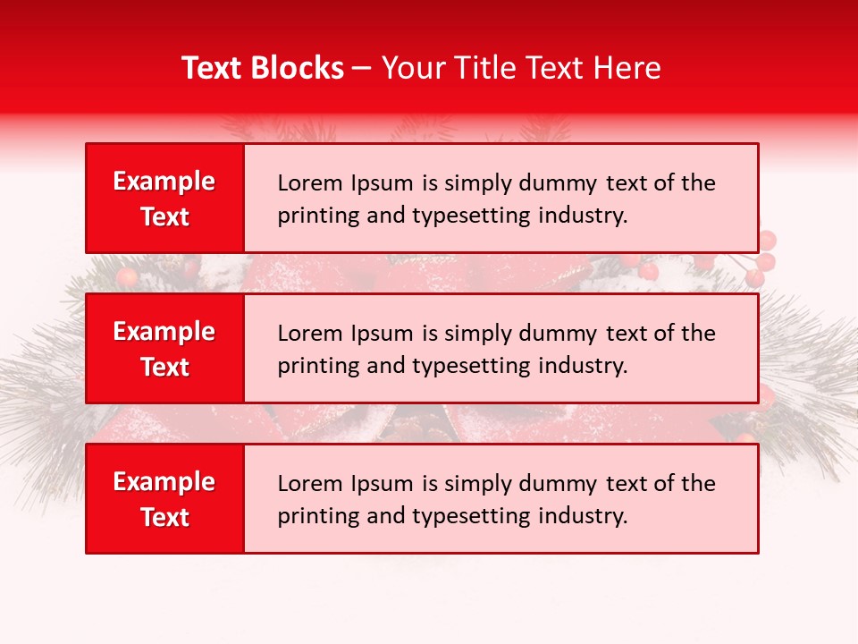 Snow Pine Winter PowerPoint Template