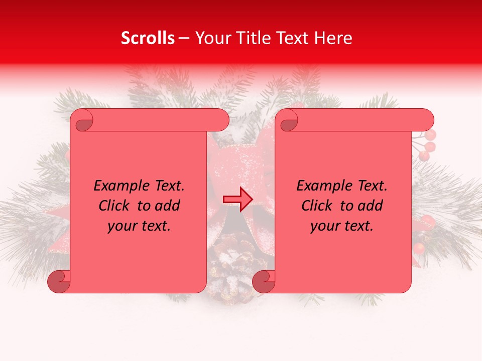 Snow Pine Winter PowerPoint Template