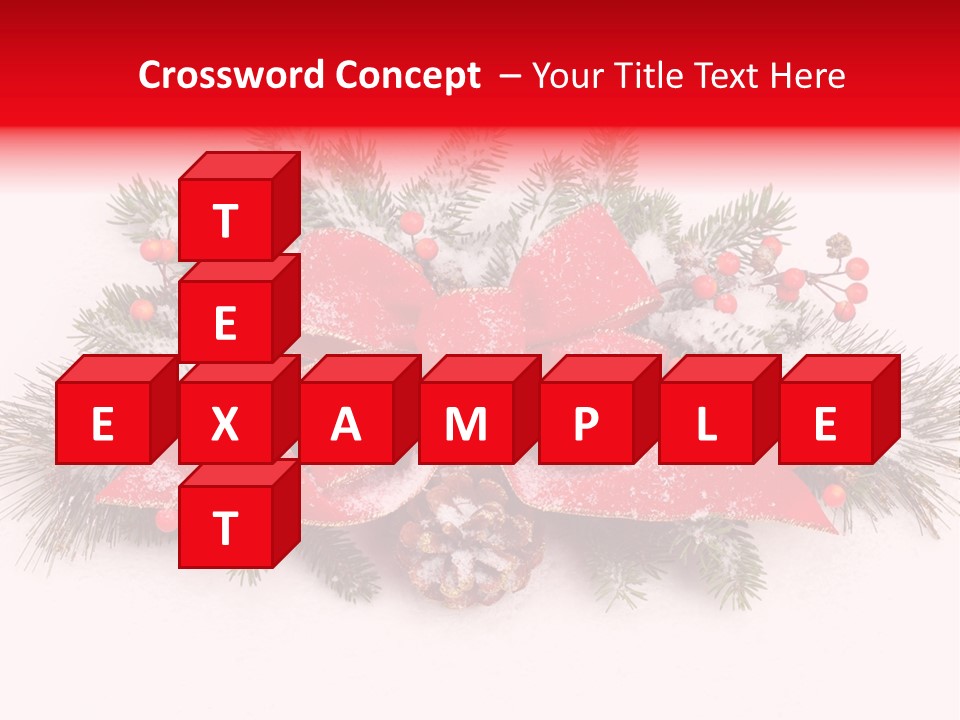 Snow Pine Winter PowerPoint Template