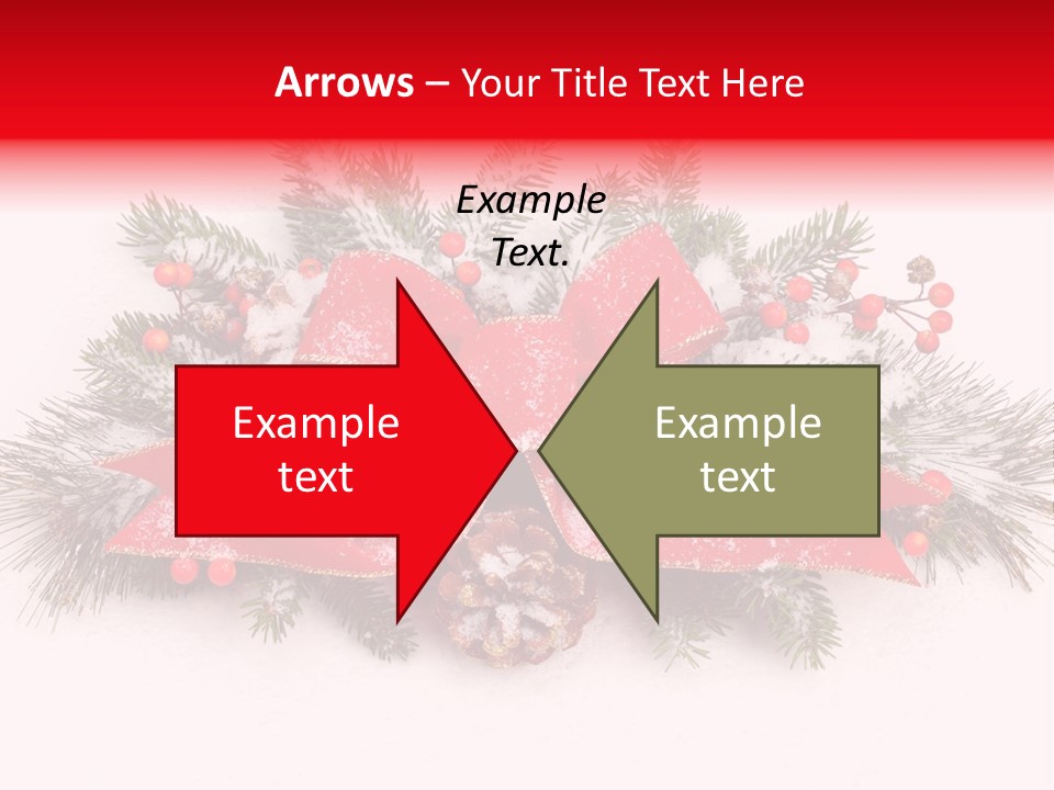 Snow Pine Winter PowerPoint Template