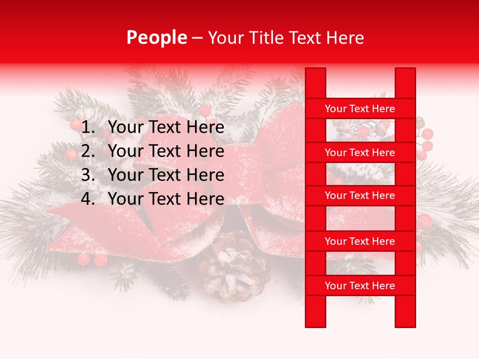 Snow Pine Winter PowerPoint Template