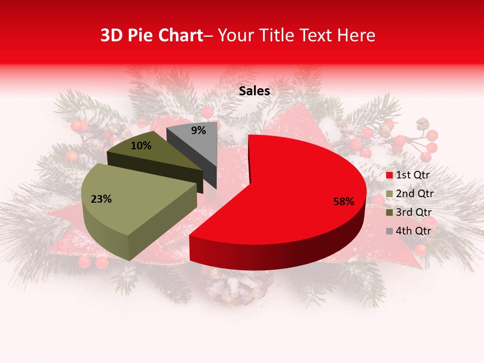 Snow Pine Winter PowerPoint Template
