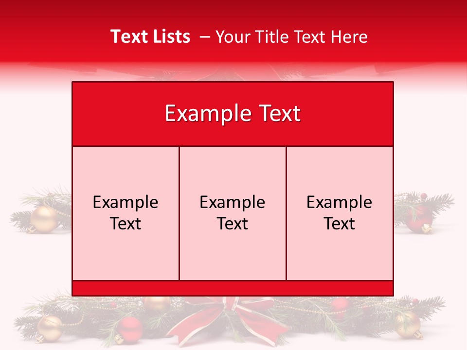 Pine White Branch PowerPoint Template