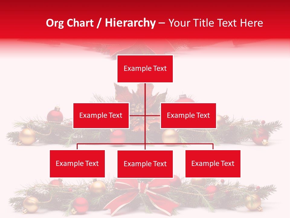 Pine White Branch PowerPoint Template