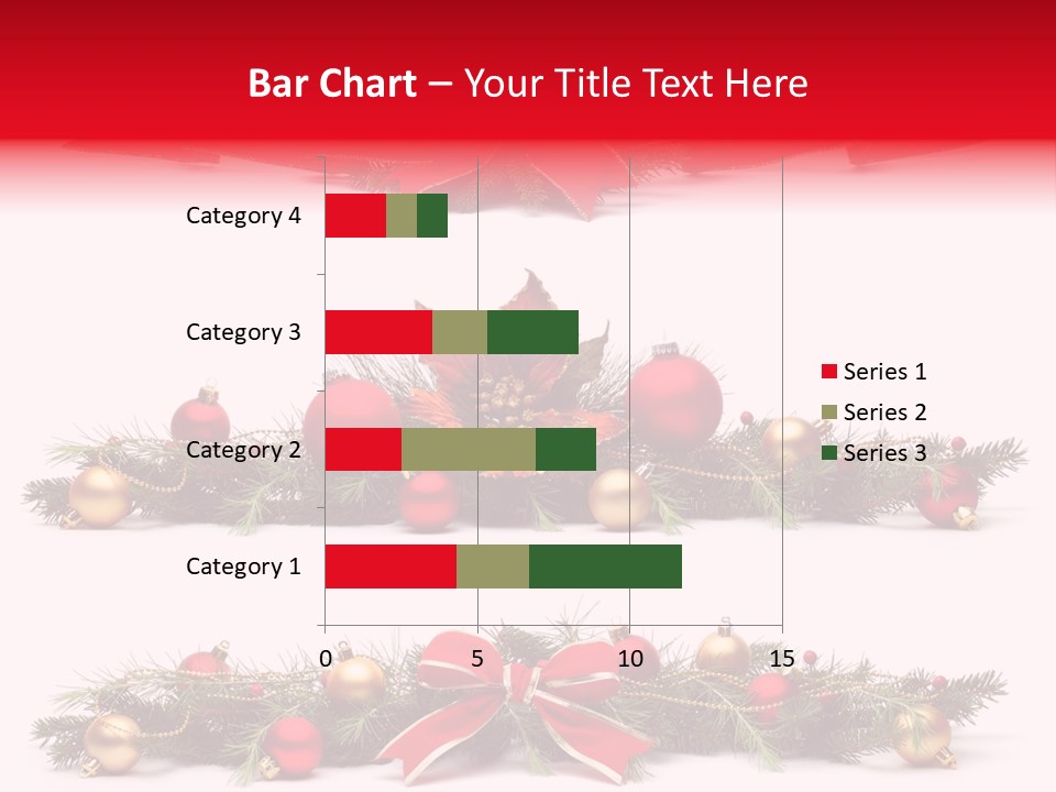 Pine White Branch PowerPoint Template