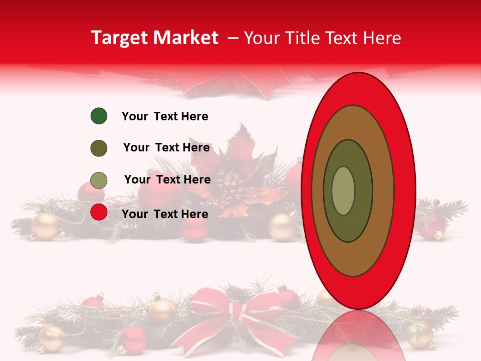 Pine White Branch PowerPoint Template