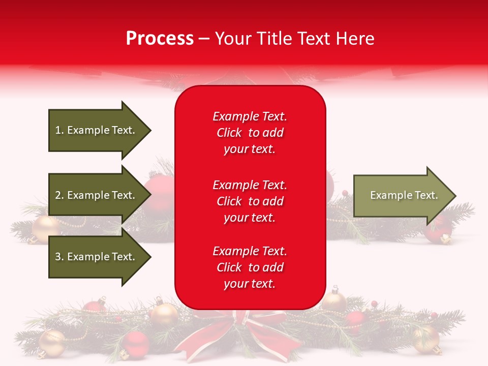 Pine White Branch PowerPoint Template