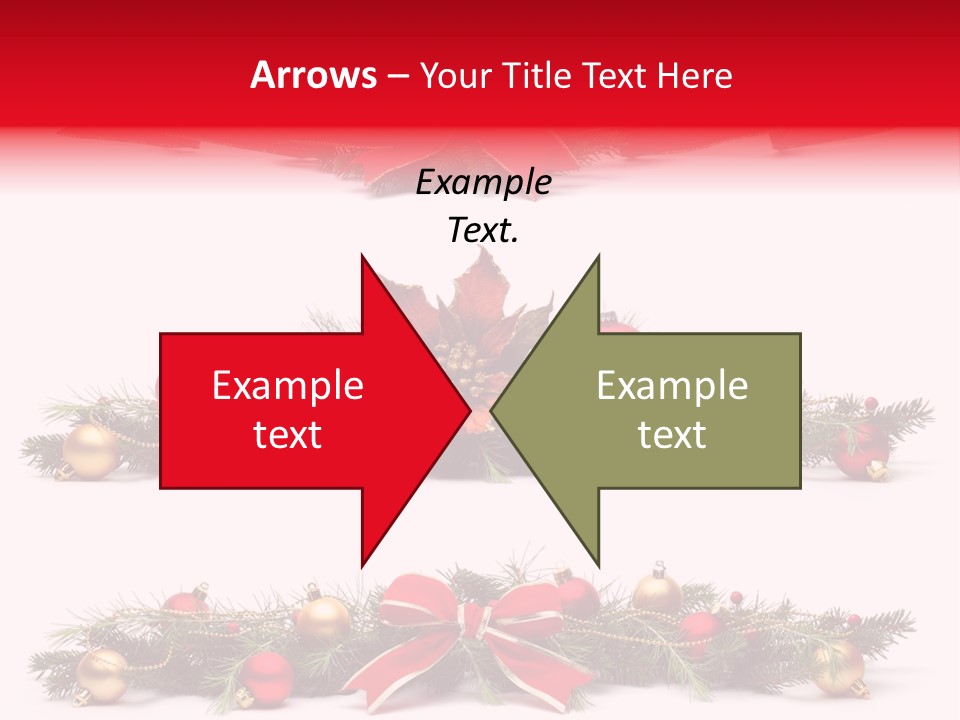 Pine White Branch PowerPoint Template